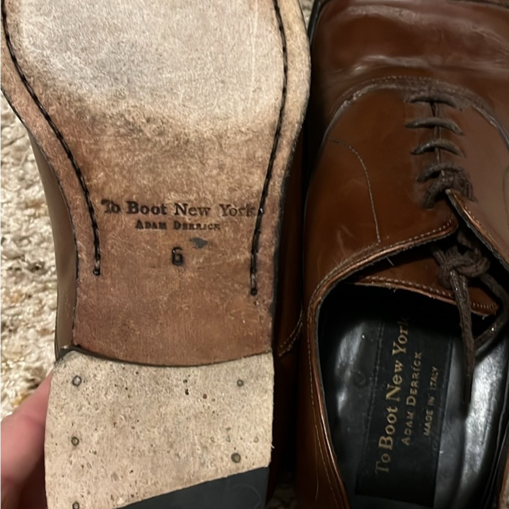 To Boot Men's Rich Brown Oxfords